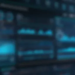 A digital interface showcasing loss prevention database analytics