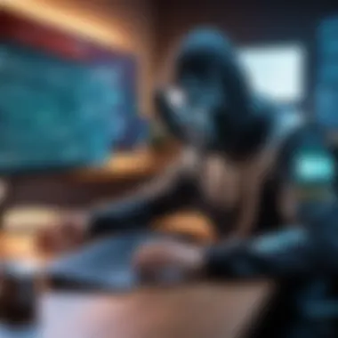 Graphic emphasizing continuous education in cybersecurity