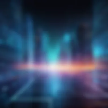Evolving Threat Landscape in Cybersecurity An abstract representation of evolving cyber threats