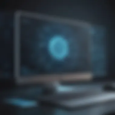 Cyber Threat Mitigation Visual depiction of cybersecurity threat mitigation