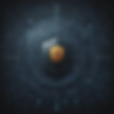 Digital Assets Security Abstract visualization of securing digital assets