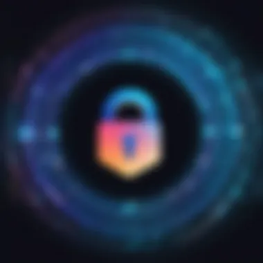 Secure Data Transfer with OAuth Abstract visualization of secure data transfer using OAuth