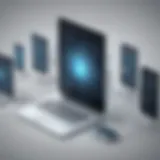 Digital Privacy Concept Abstract representation of digital privacy concept