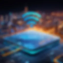 Visual representation of the risks associated with public WiFi