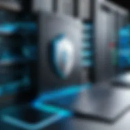 Secure Data Storage Illustration
