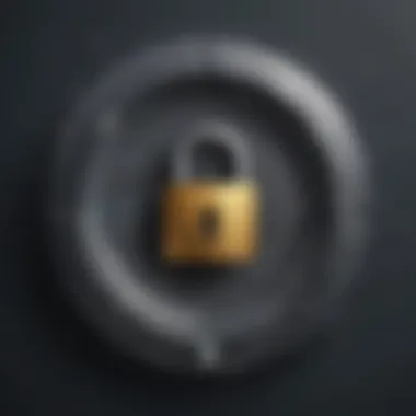 Safeguarding Sensitive Information with Passwords Vault with layers of security signifying password protection