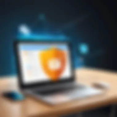 Phishing Prevention Techniques for Email Safety Diagram illustrating phishing prevention techniques.
