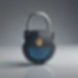 Digital Padlock Icon