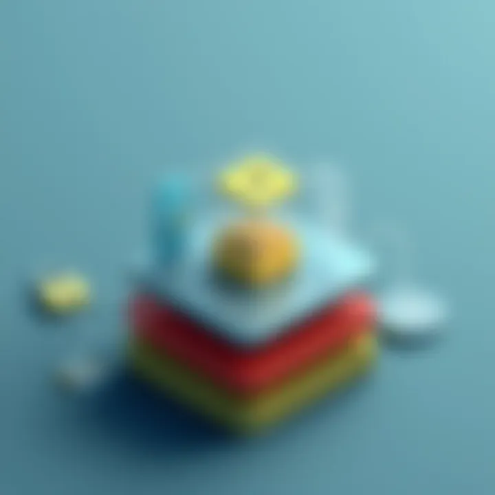 Visual representation of web application security layers