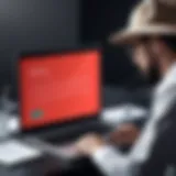 Illustration depicting sophisticated phishing tactics