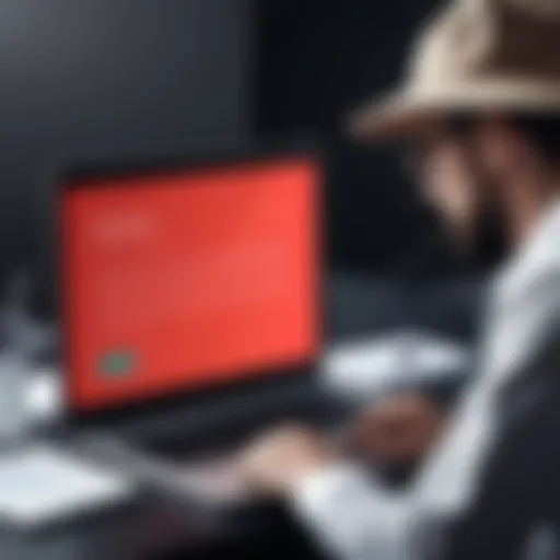 Illustration depicting sophisticated phishing tactics