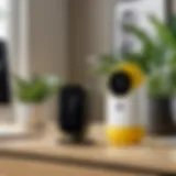 Showcasing the Canary Camera in a modern home