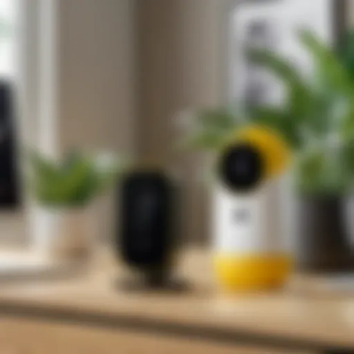 Showcasing the Canary Camera in a modern home