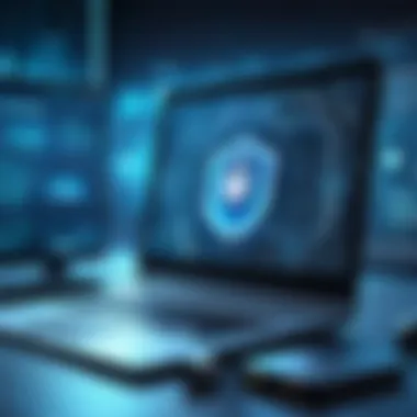 Cybersecurity Threats and Challenges Visual depiction of cybersecurity threats and challenges