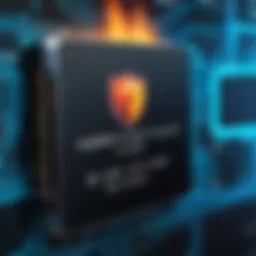 Visual representation of firewall architecture in cybersecurity