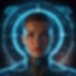Conceptual illustration of PII in cyberspace