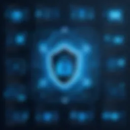 Visual representation of Azure stencils in cybersecurity architecture design