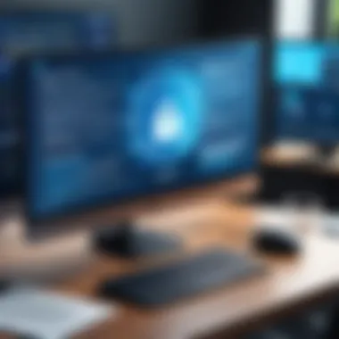 A conceptual image illustrating best practices for implementing cyber coverage