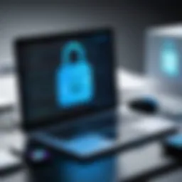 Conceptual illustration of data ransom