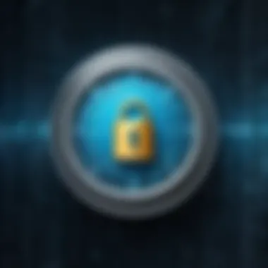 Implications of Encryption on Data Privacy and Security Illustration showing the implications of encrypted data on privacy and security