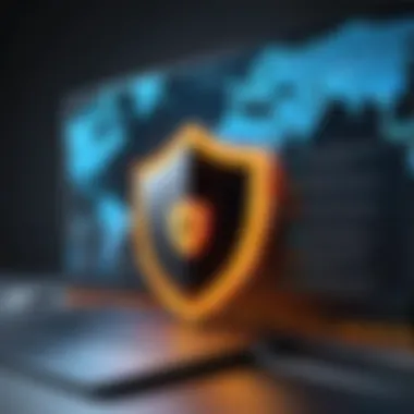 Security Threats Mitigated by Firewalls Graph depicting common security threats mitigated by firewalls