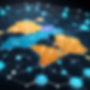 Visual representation of various types of IoT networks in different sectors