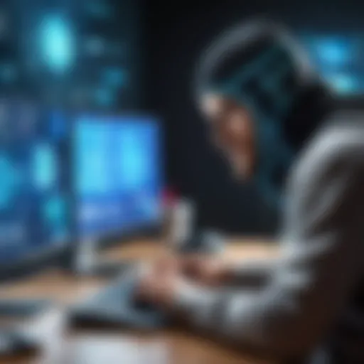 Illustration of a MITM attack scenario