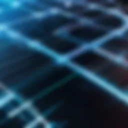 A visual representation of network bandwidth and its impact on data transfer speeds.