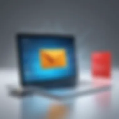 Deceptive Email Tactics in Phishing Depiction of a phishing email with deceptive elements