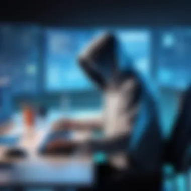 Techniques Employed by Cybercriminals Illustration of cybercriminal methodologies
