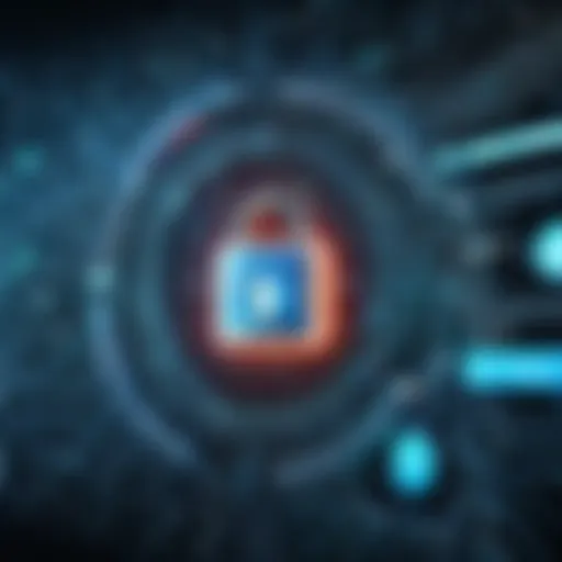 Visual representation of data breaches in various sectors