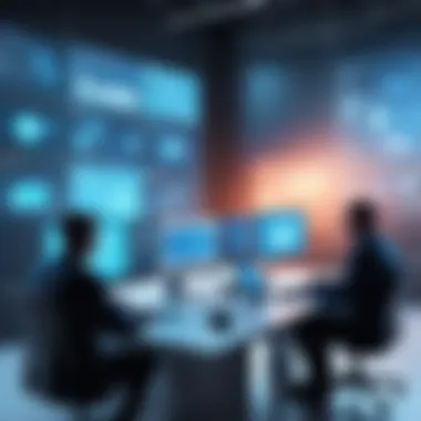 Collaborative Cybersecurity Efforts Collaboration in a cybersecurity team setting