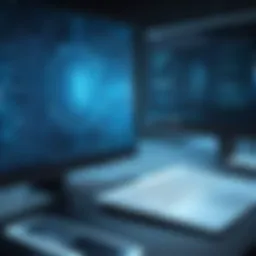 Visual representation of spoofing in cybersecurity