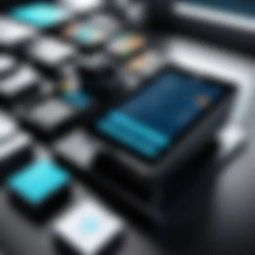 An overview of a modern POS system interface showcasing various sales features.