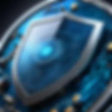 Cybersecurity Shield A cybersecurity shield symbolizing protection for IoT systems