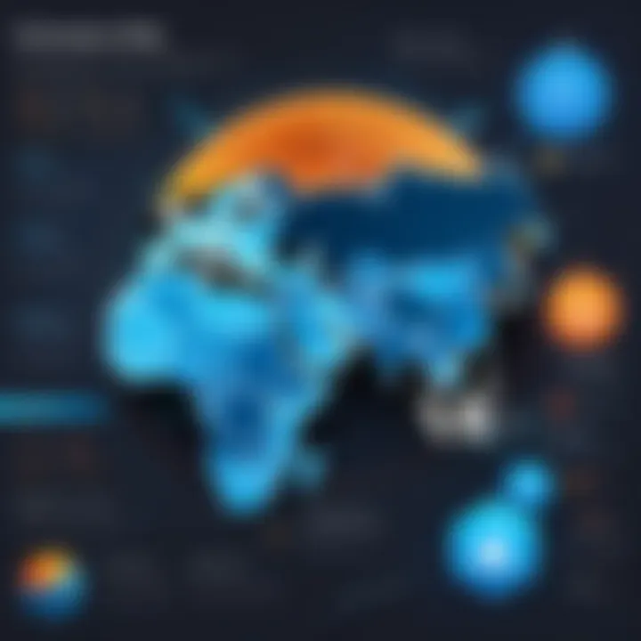 Infographic illustrating applications of traceroute in cybersecurity