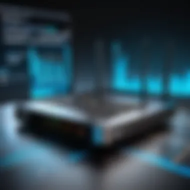 Best Practices for Router Performance Graph showing optimal performance practices for routers