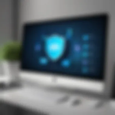VPN Functionality in Desktop Applications Diagram showing VPN functionality with desktop applications
