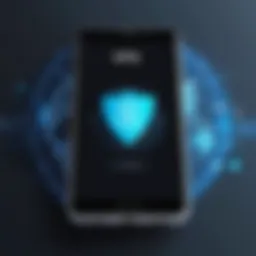 Visual representation of VPN impact on mobile apps