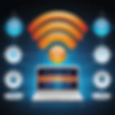 Diagram illustrating Wi-Fi security protocols and their effectiveness